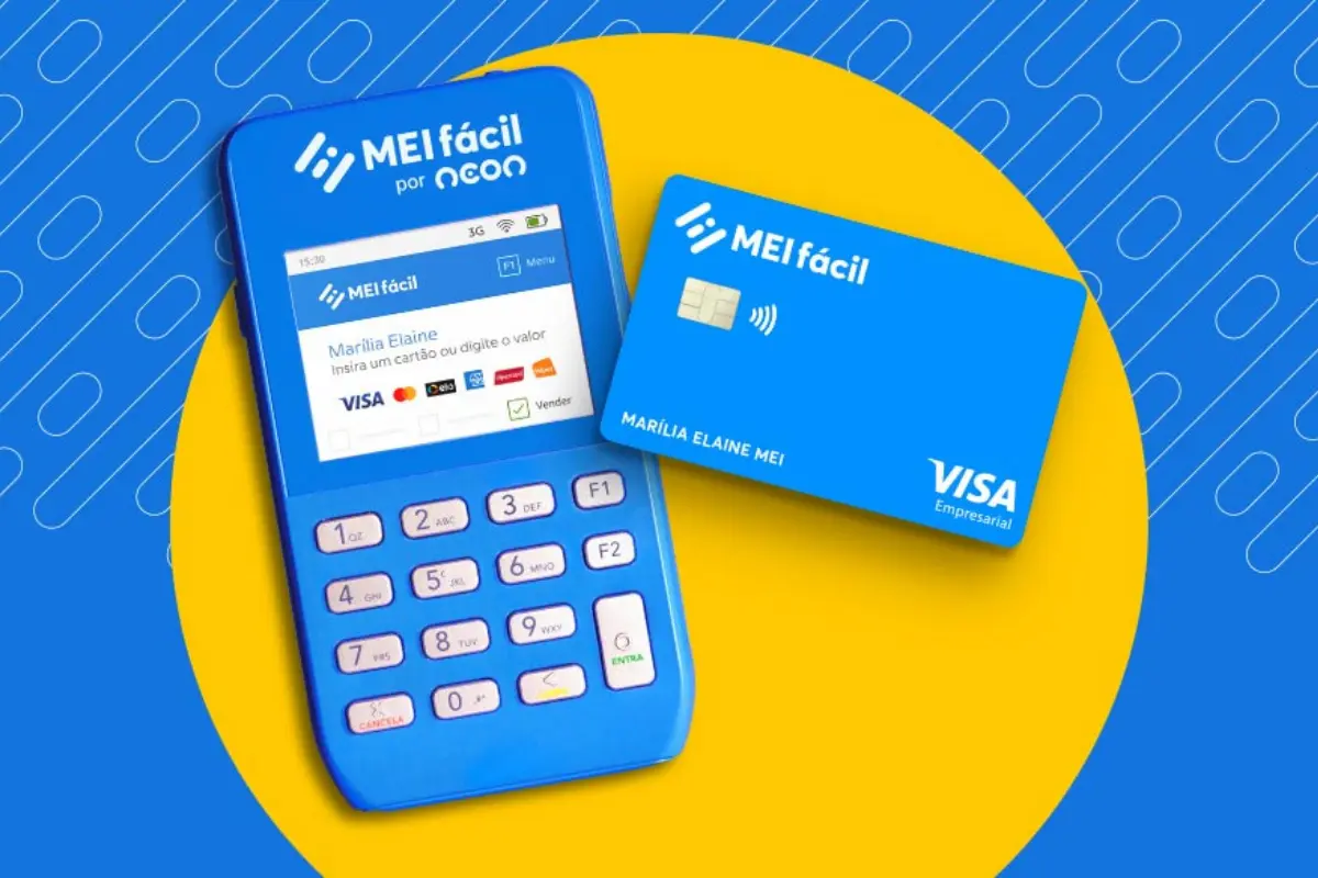 Máquina de cartão MEI Fácil: Maquina de cartão menor taxa