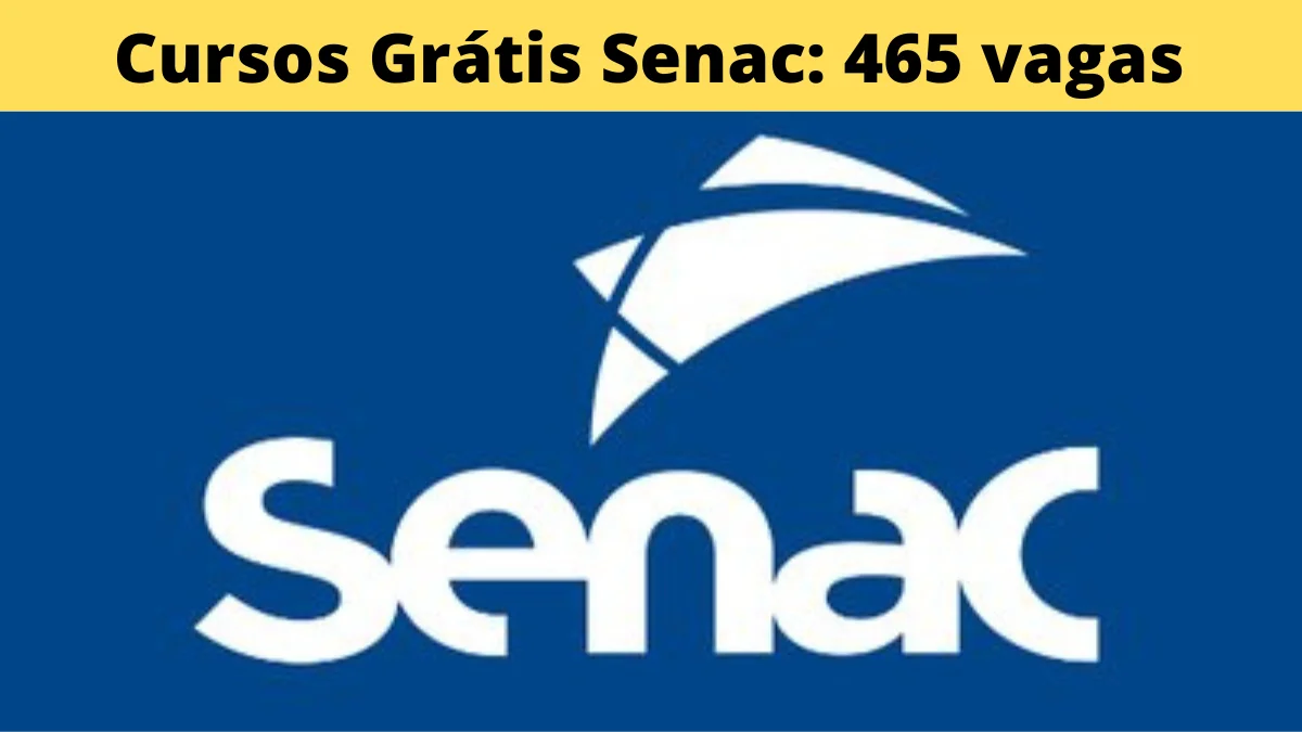 Cursos Grátis Senac Senac oferece 465 vagas para cursos gratuitos em Minas Gerais
